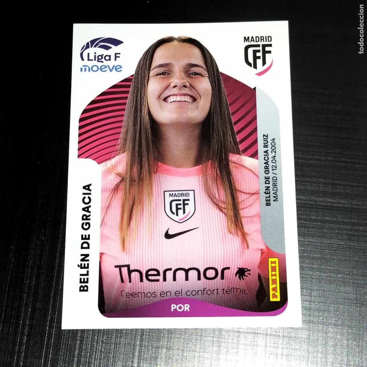 Cartes &agrave; collectionner de Football: 245 BELEN DE GRACIA CFF MADRID CROMOS LIGA F MOEVE FEMENINA PANINI 2025 2026 25 26