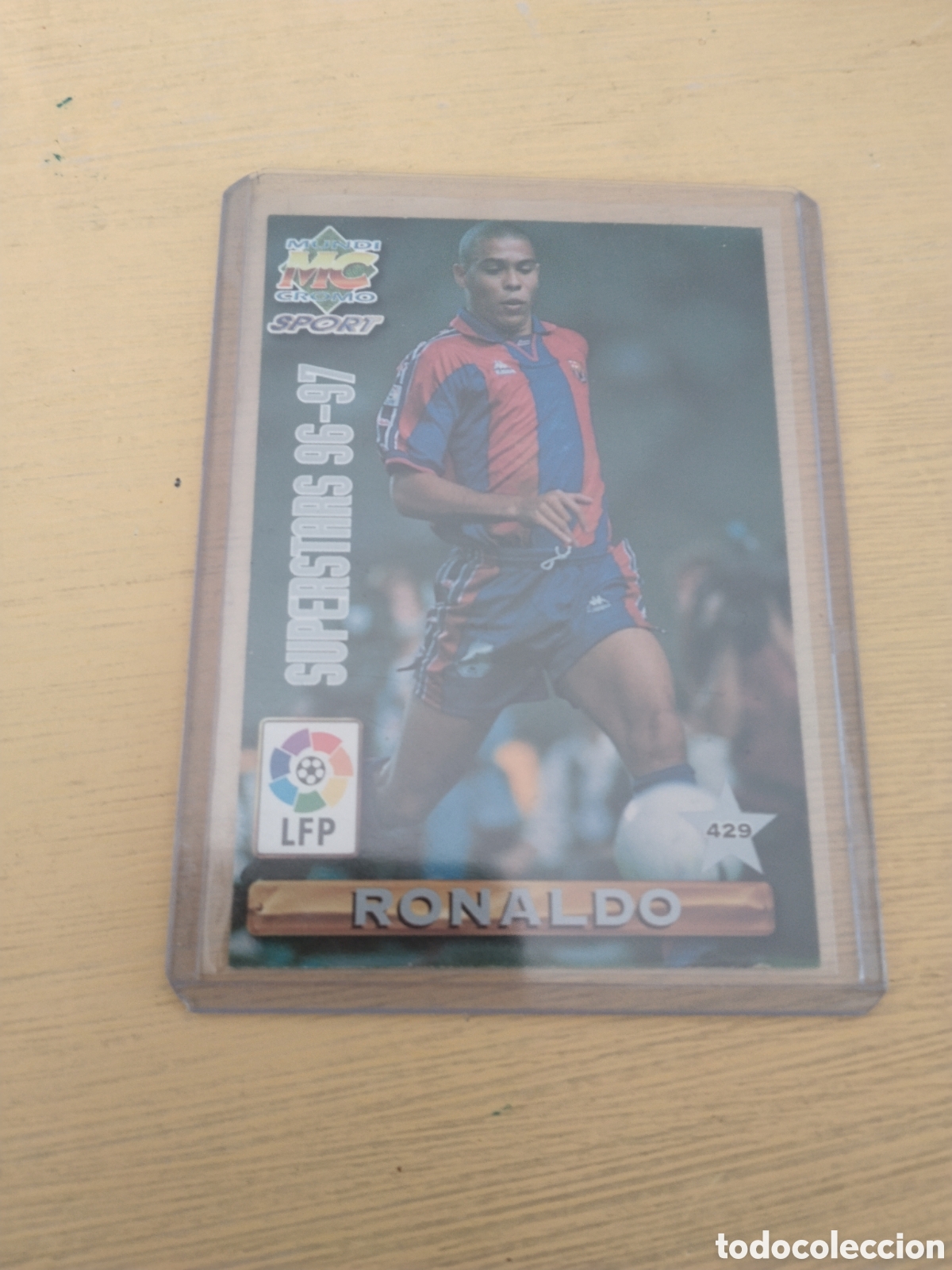 Cartes &agrave; collectionner de Football: MUNDICROMO - SUPERSTARS 96 97 ( RONALDO - FC BARCELONA )