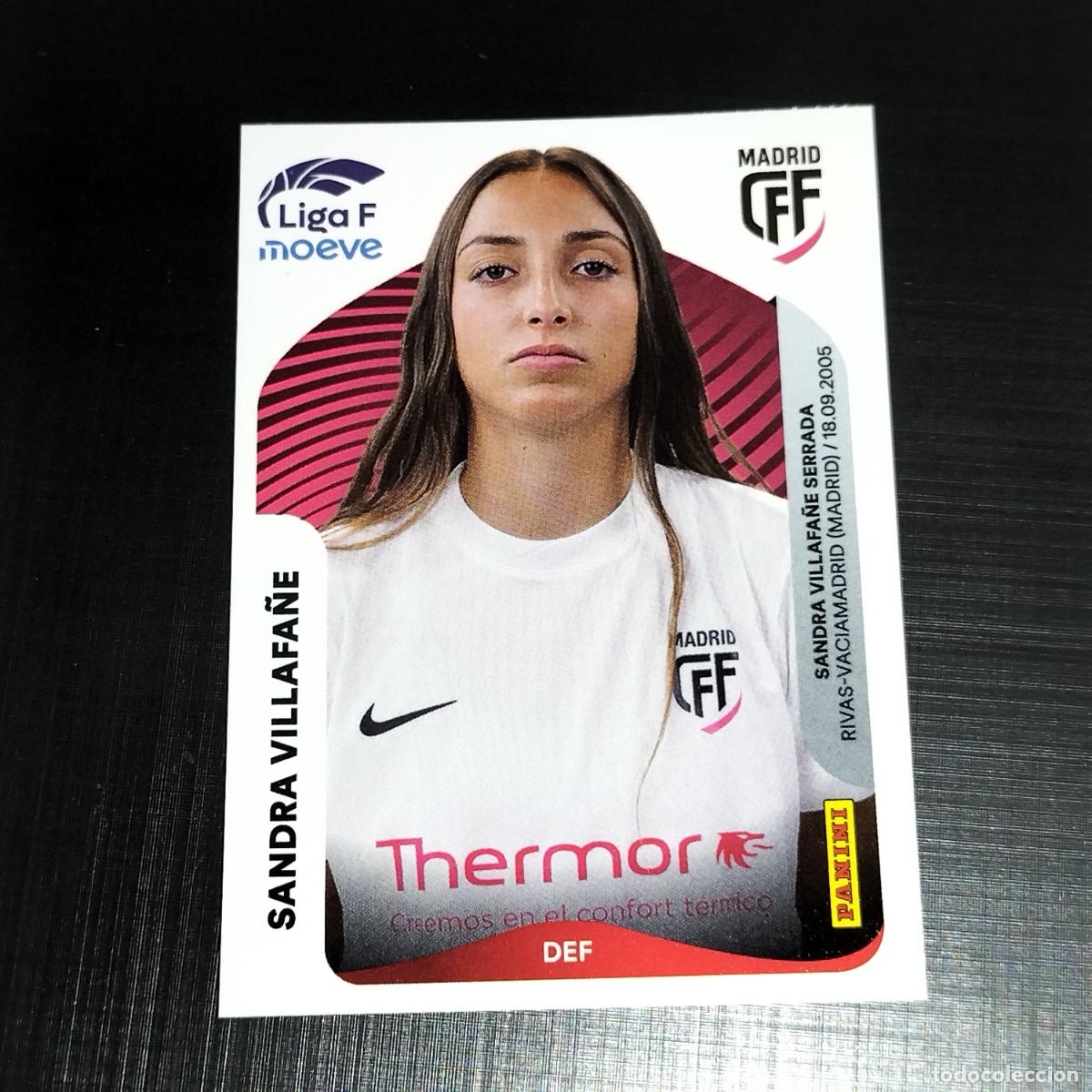 Football Stickers: 249 SANDRA VILLAFA&Ntilde;E CFF MADRID CROMOS LIGA F MOEVE FEMENINA PANINI 2025 2026 25 26