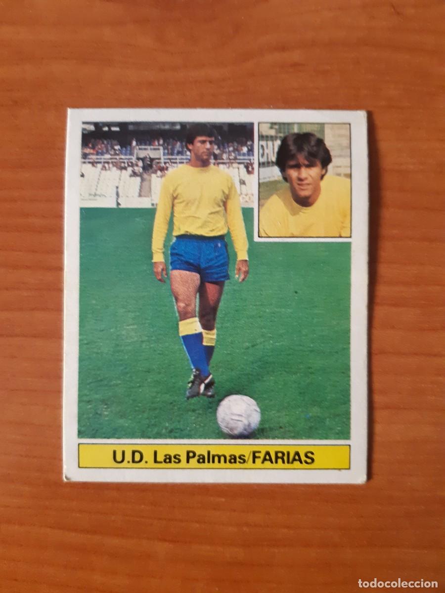 Football Stickers: Farias (Las Palmas) Liga 81-82 ESTE. Nunca pegado, sin pegar