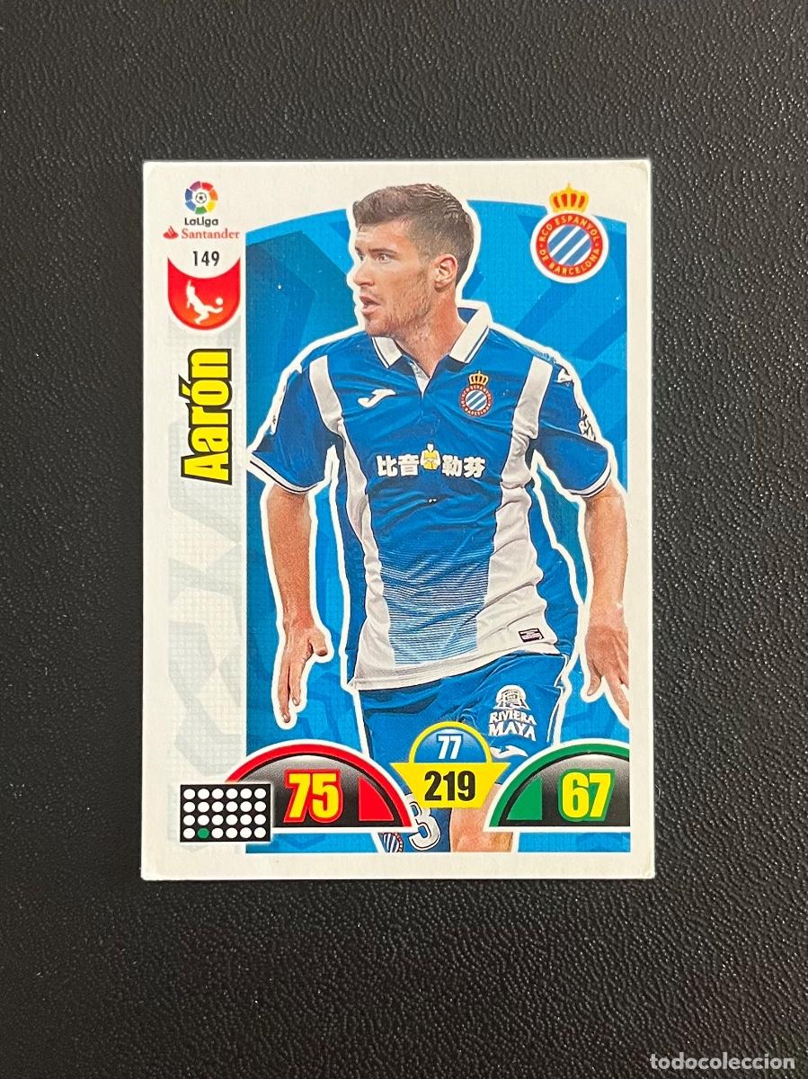 Football Stickers: 149 AAR&Oacute;N RCD ESPANYOL BARCELONA ADRENALYN 2017 2018 CROMO PANINI LA LIGA SANTANDER 17 18