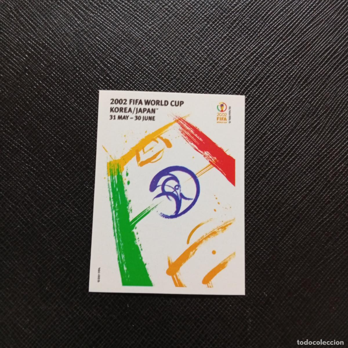 Cromos de f&uacute;tbol: 4 LOGO PANINI 2002 MUNDIAL KOREA FUTBOL 02 CROMO - SIN PEGAR - A156 PG190