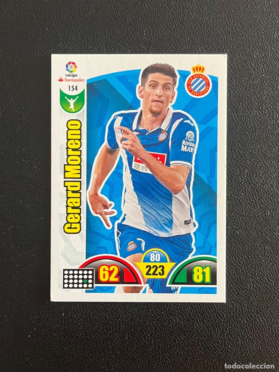 Cromos de f&uacute;tbol: 154 GERARD MORENO RCD ESPANYOL BARCELONA ADRENALYN 2017 2018 CROMO PANINI LA LIGA SANTANDER 17 18