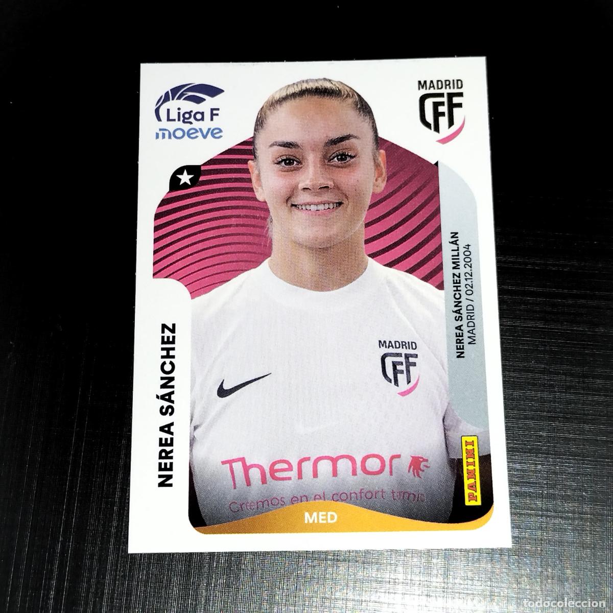 Cromos de f&uacute;tbol: 253 B NEREA SANCHEZ CFF MADRID CROMOS LIGA F MOEVE FEMENINA PANINI 2025 2026 25 26
