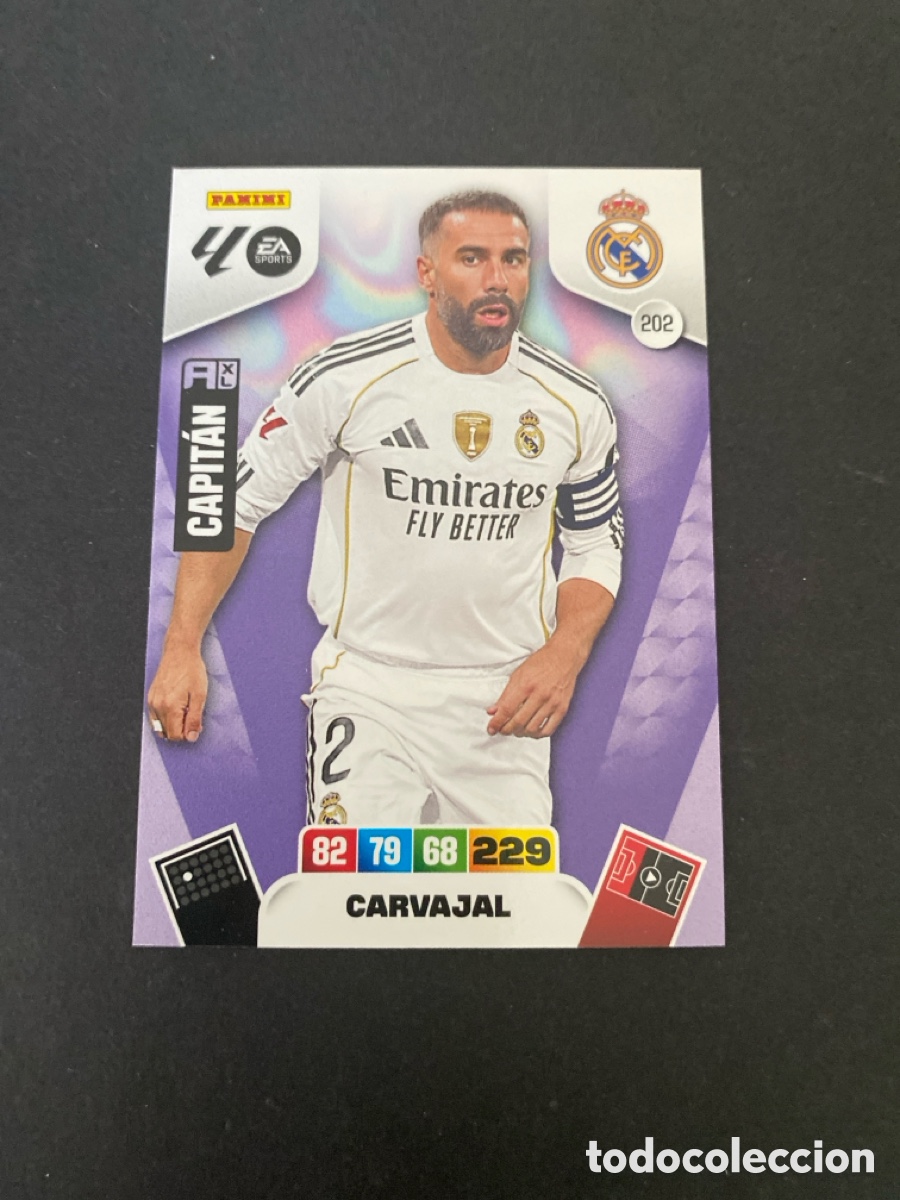 Cromos de f&uacute;tbol: Cromo Adrenalyn 25/26 Real Madrid N* 202