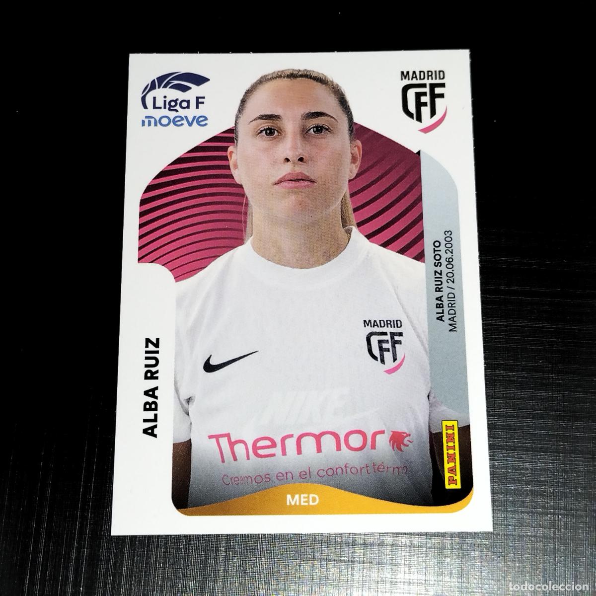 Cromos de f&uacute;tbol: 254 ALBA RUIZ CFF MADRID CROMOS LIGA F MOEVE FEMENINA PANINI 2025 2026 25 26
