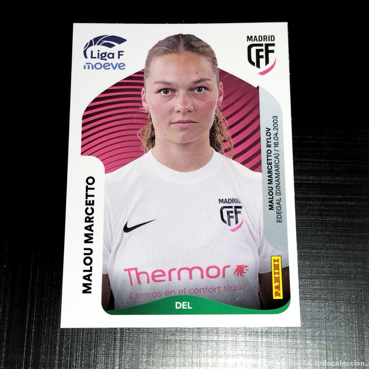 Cromos de f&uacute;tbol: 256 MALOU MARCETTO CFF MADRID CROMOS LIGA F MOEVE FEMENINA PANINI 2025 2026 25 26