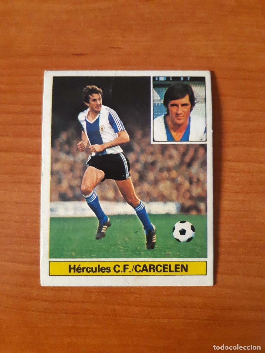 Cromos de f&uacute;tbol: Baja Carcel&eacute;n (H&eacute;rcules) Liga 81-82 ESTE. Nunca pegado, sin pegar