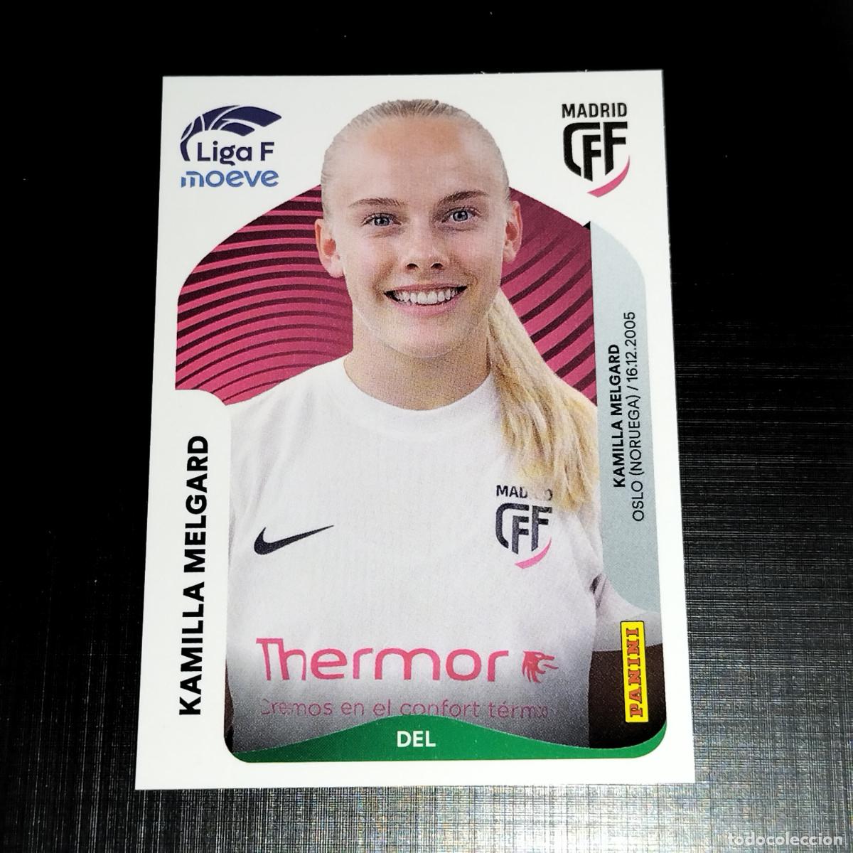 Cromos de f&uacute;tbol: 257 KAMILLA MELGARD CFF MADRID CROMOS LIGA F MOEVE FEMENINA PANINI 2025 2026 25 26