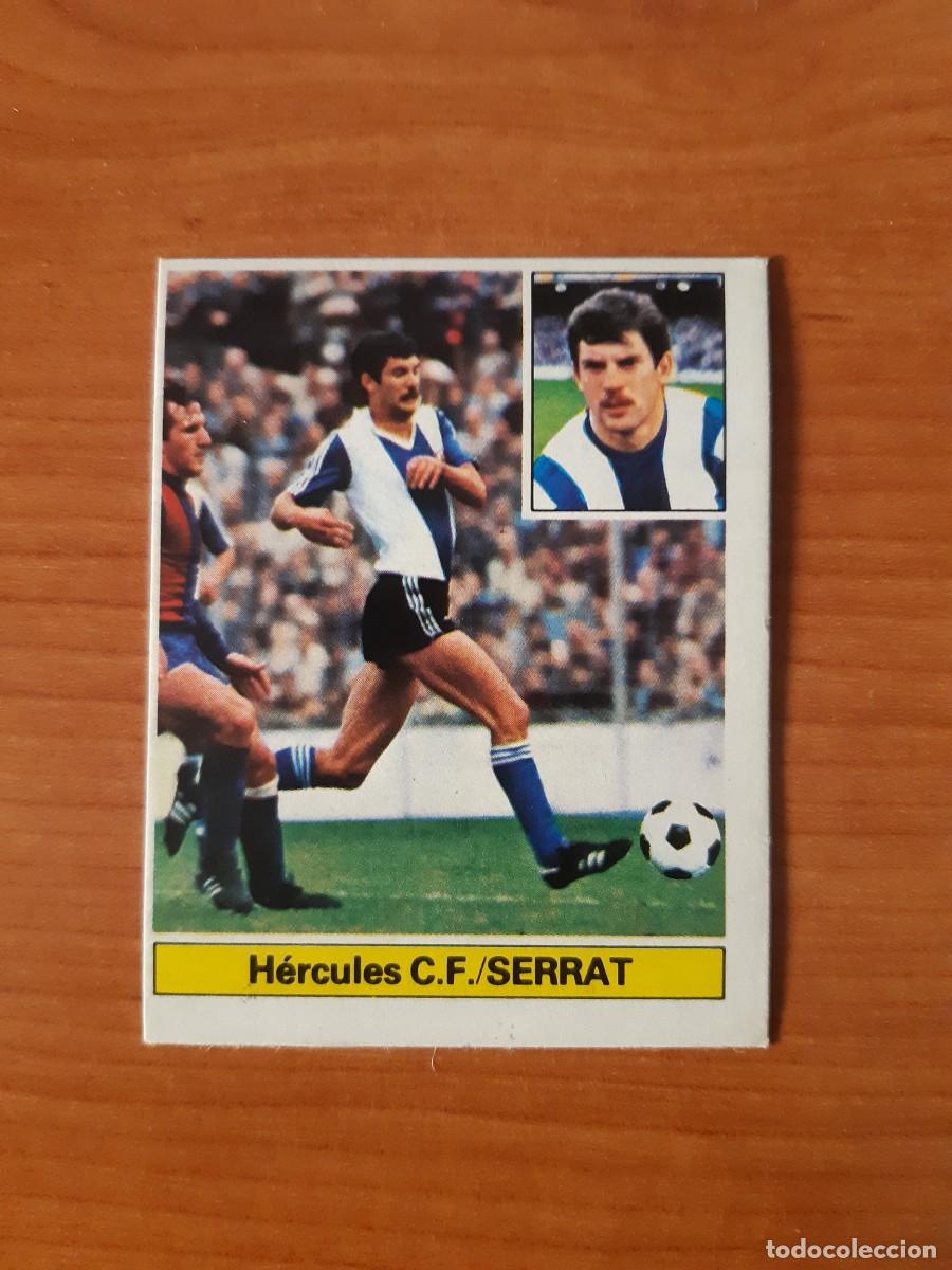 Cromos de f&uacute;tbol: Serrat (H&eacute;rcules) Liga 81-82 ESTE. Nunca pegado, sin pegar
