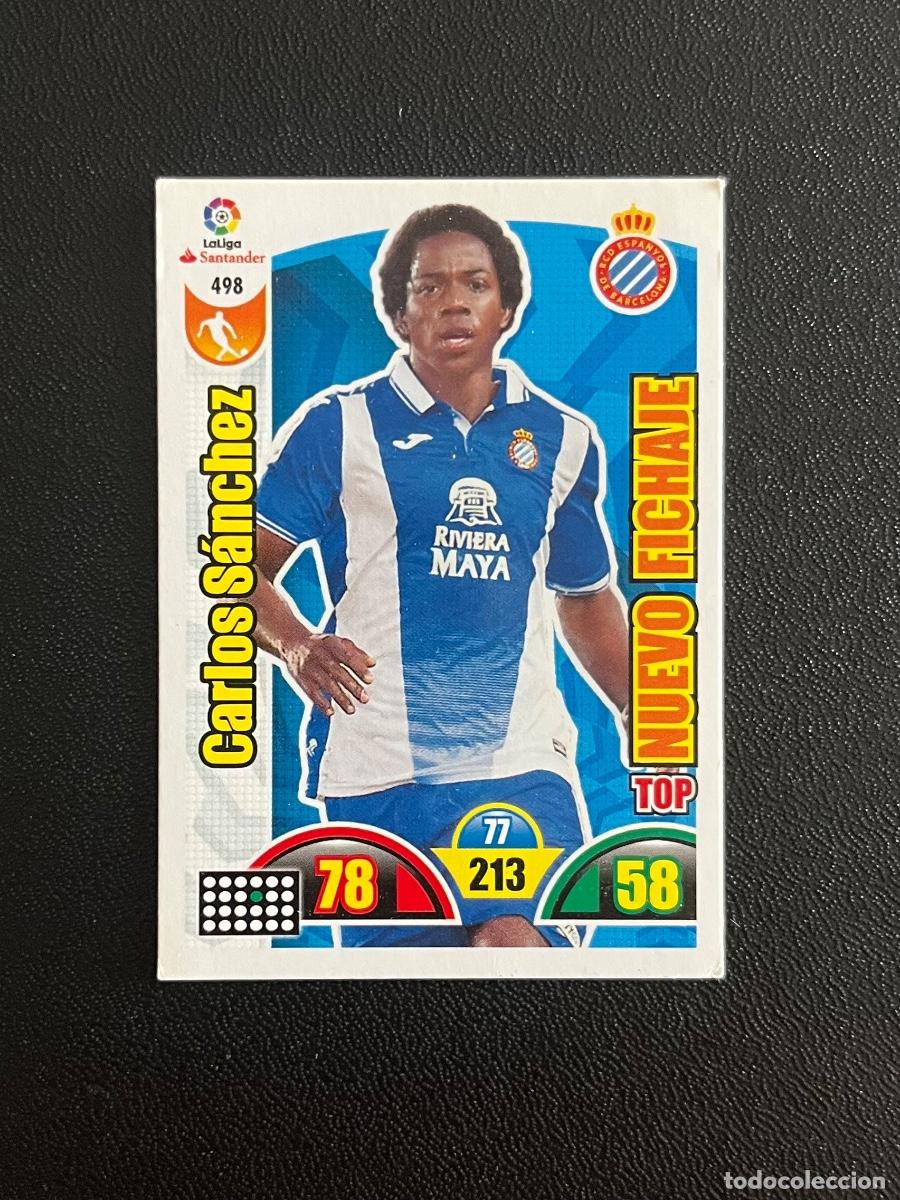 Cromos de Futebol: 498 CARLOS S&Aacute;NCHEZ RCD ESPANYOL BARCELONA ADRENALYN 2017 2018 CROMO PANINI LA LIGA SANTANDER 17 18