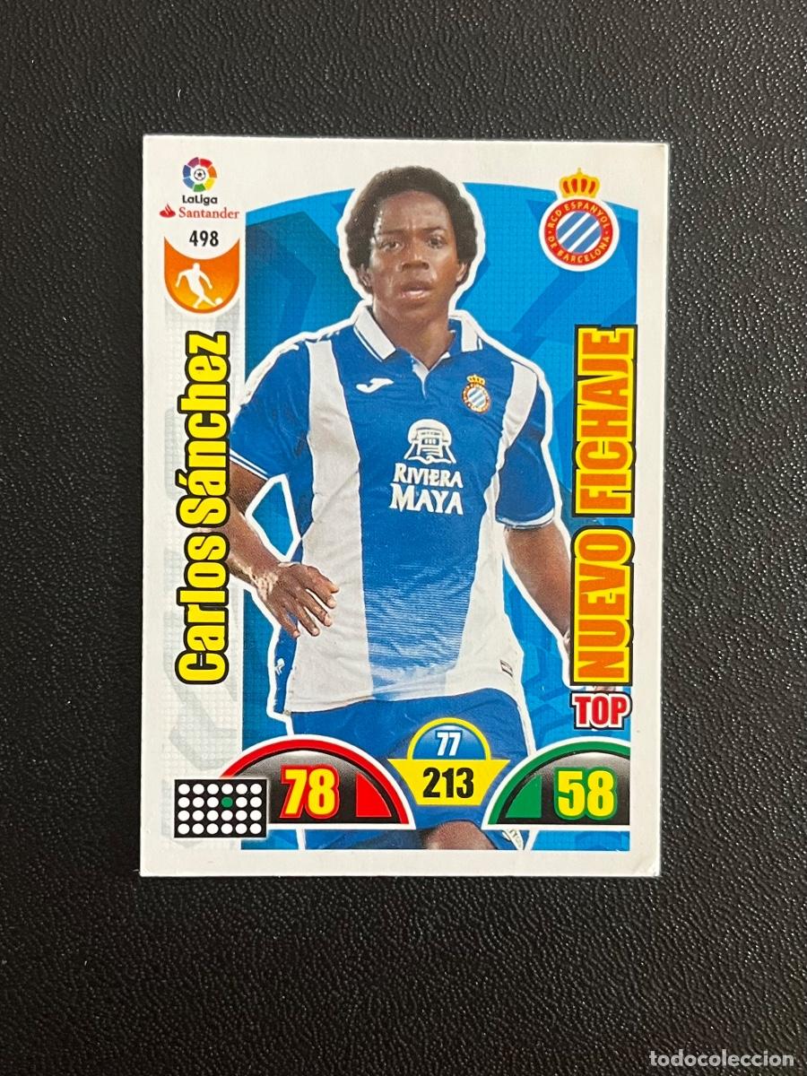 Cromos de Futebol: 498 CARLOS S&Aacute;NCHEZ RCD ESPANYOL BARCELONA ADRENALYN 2017 2018 CROMO PANINI LA LIGA SANTANDER 17 18