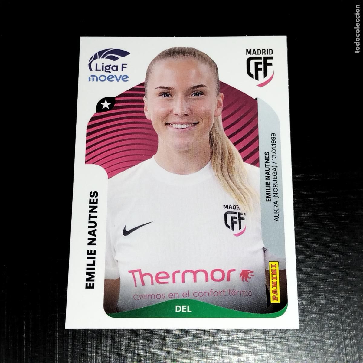Cromos de Futebol: 260 EMILIE NAUTNES CFF MADRID CROMOS LIGA F MOEVE FEMENINA PANINI 2025 2026 25 26