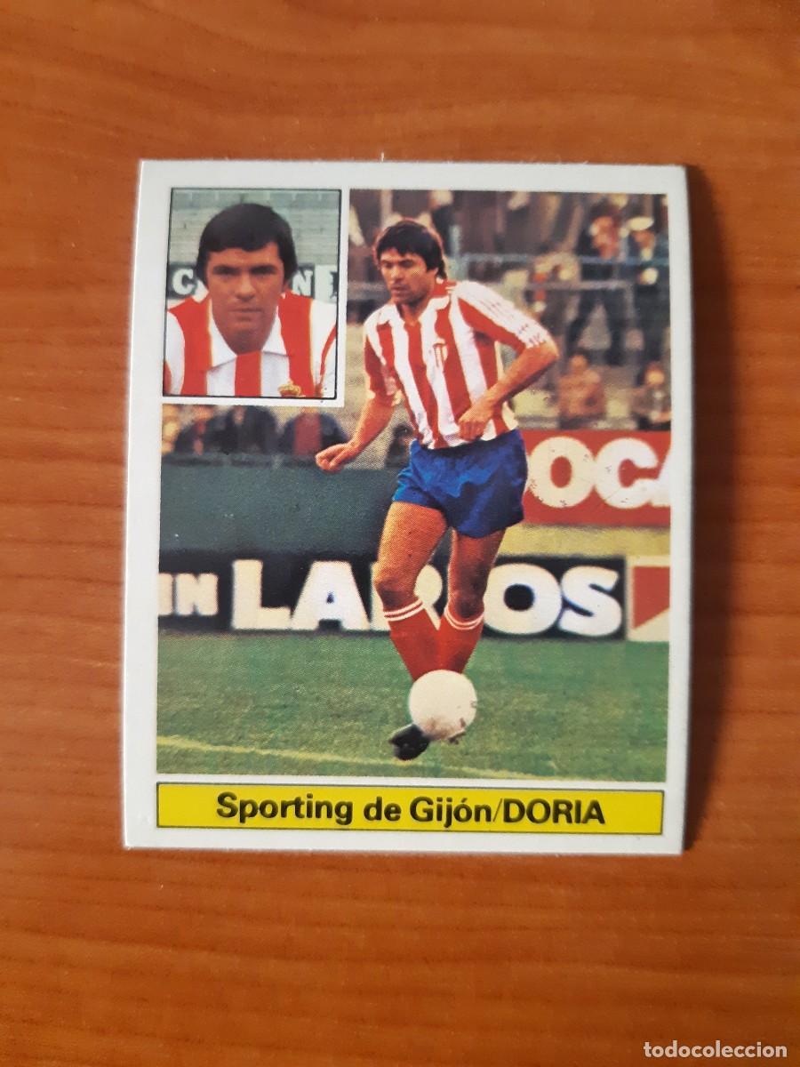 Cromos de f&uacute;tbol: Doria (Sporting Gij&oacute;n) Liga 81-82 ESTE. Nunca pegado, sin pegar