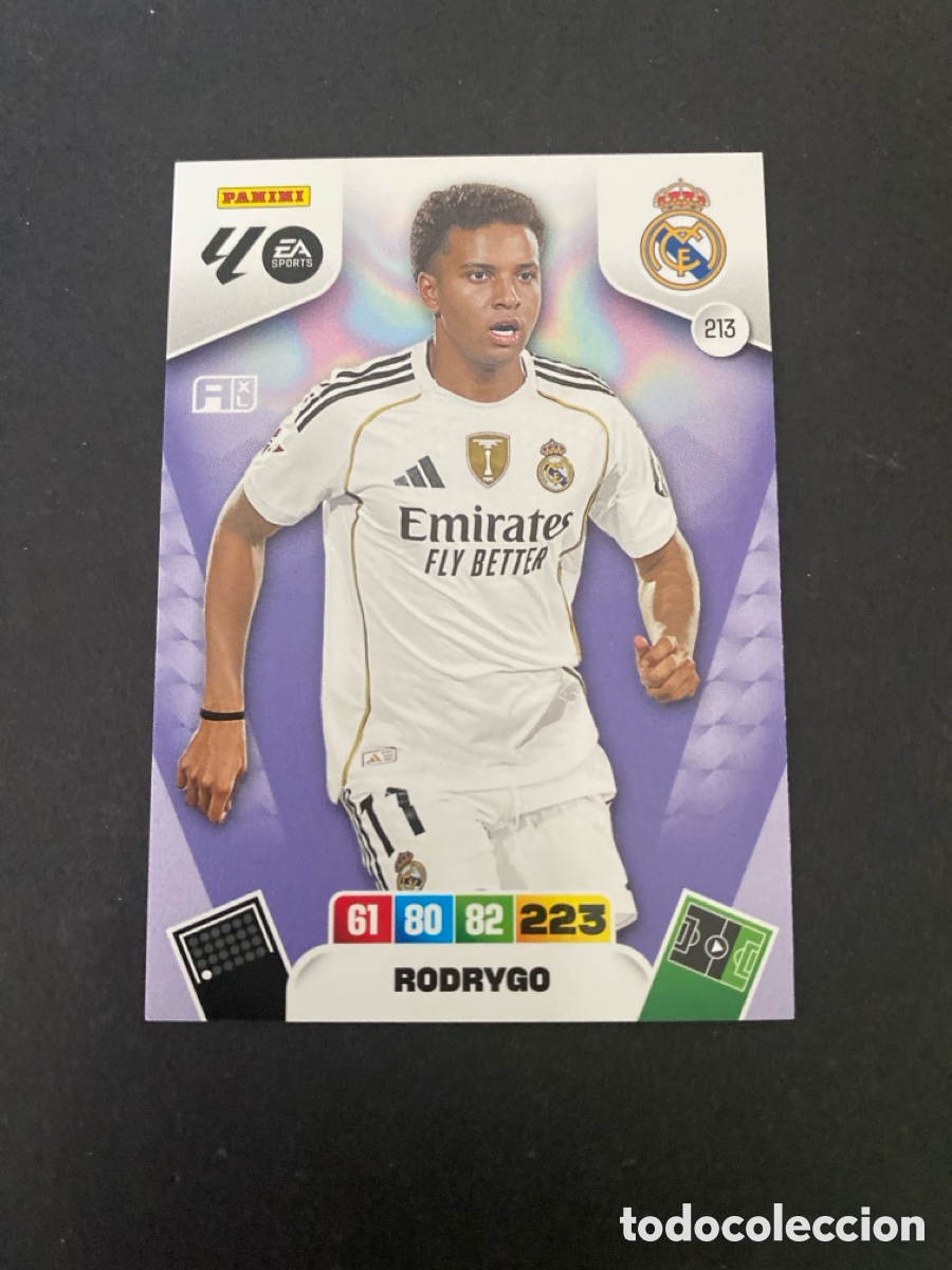 Cromos de f&uacute;tbol: Cromo Adrenalyn 25/26 Real Madrid N* 213
