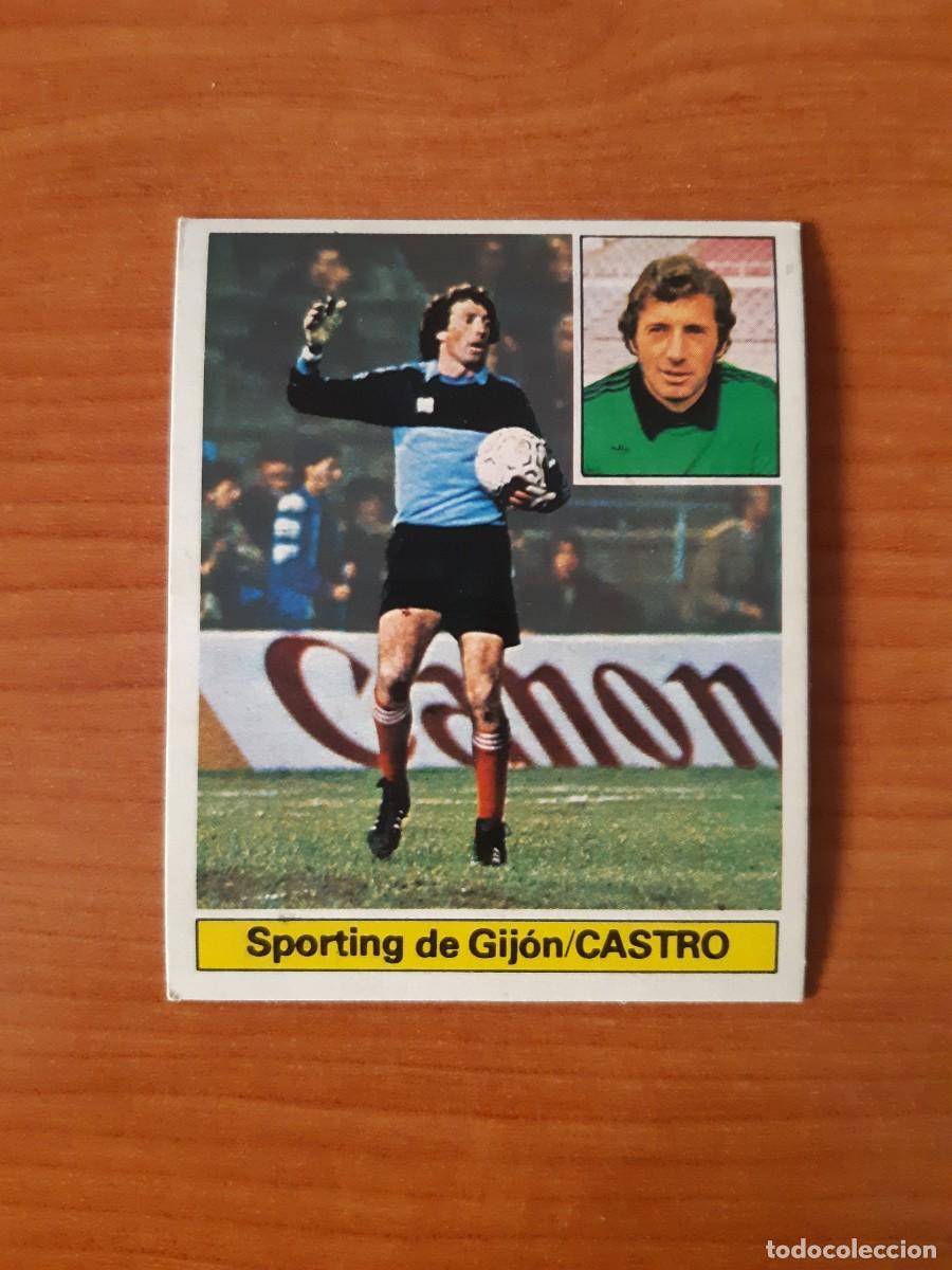Cromos de f&uacute;tbol: Castro (Sporting Gij&oacute;n) Liga 81-82 ESTE. Nunca pegado, sin pegar