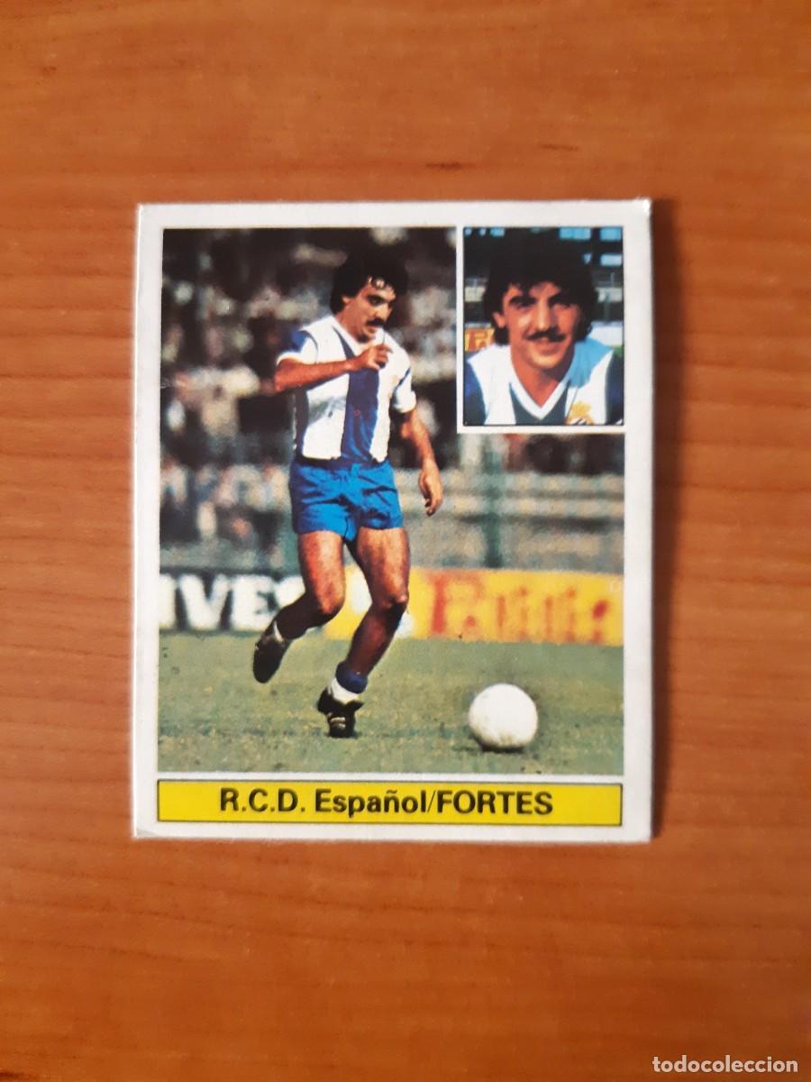 Cromos de f&uacute;tbol: Fortes (Sporting Gij&oacute;n) Liga 81-82 ESTE. Nunca pegado, sin pegar