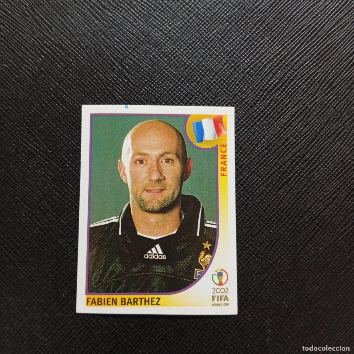 Cromos de f&uacute;tbol: 27 FABIEN BARTHEZ FRANCIA PANINI 2002 MUNDIAL KOREA FUTBOL 02 CROMO - SIN PEGAR - A156 PG226