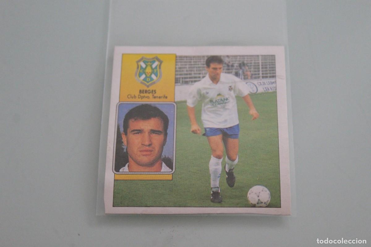 Cromos de f&uacute;tbol: ESTE 92 93 BERGES RECUPERADO DE &Aacute;LBUM
