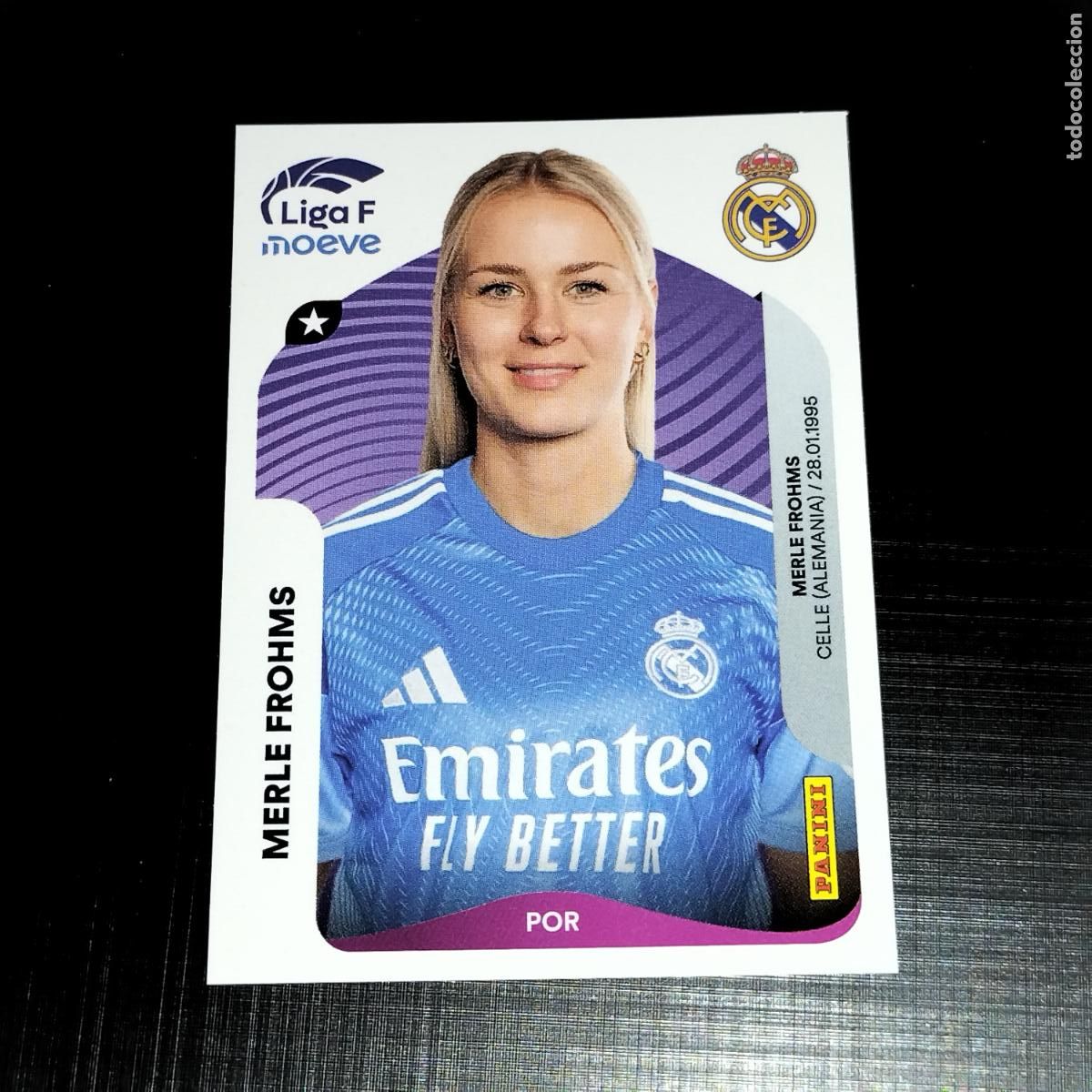 Cromos de f&uacute;tbol: 264 MERLE FROHMS REAL MADRID CROMOS LIGA F MOEVE FEMENINA PANINI 2025 2026 25 26