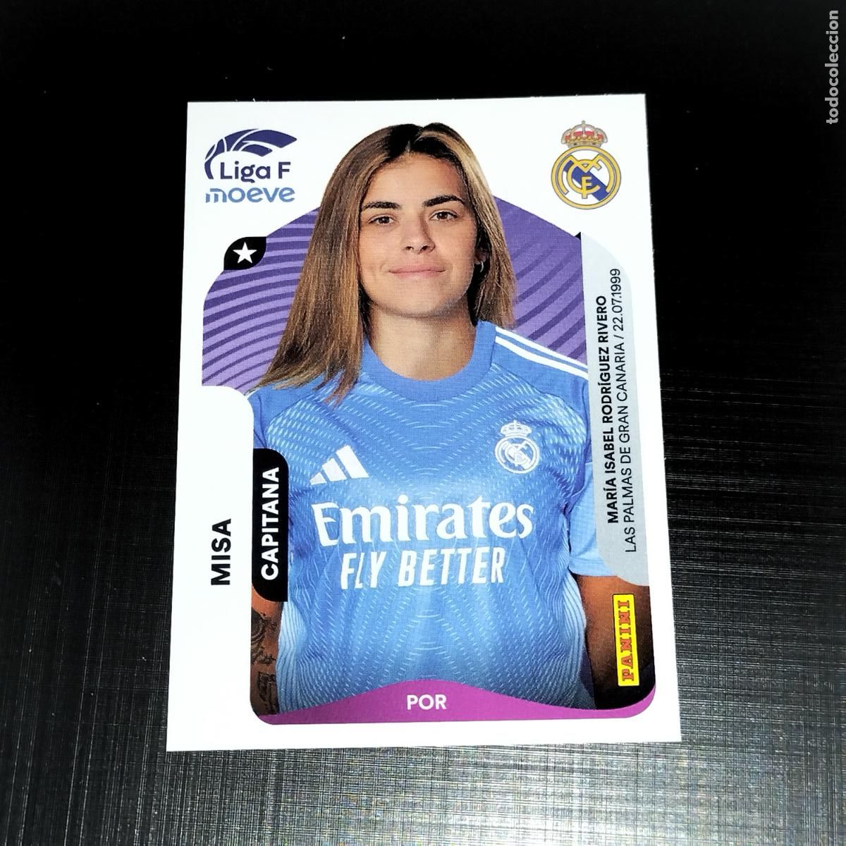 Cromos de f&uacute;tbol: 265 MISA REAL MADRID CROMOS LIGA F MOEVE FEMENINA PANINI 2025 2026 25 26