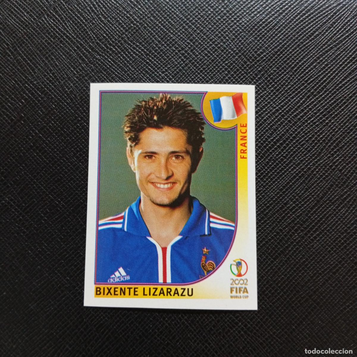 Cromos de f&uacute;tbol: 31 BIXENTE LIZARAZU FRANCIA PANINI 2002 MUNDIAL KOREA FUTBOL 02 CROMO - SIN PEGAR - A156 PG226