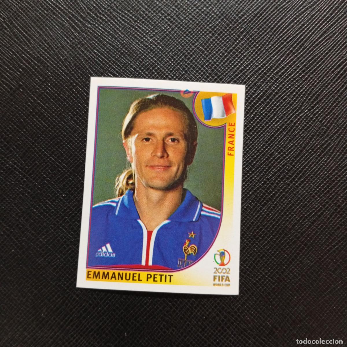 Cromos de f&uacute;tbol: 34 EMMANUEL PETIT FRANCIA PANINI 2002 MUNDIAL KOREA FUTBOL 02 CROMO - SIN PEGAR - A156 PG226