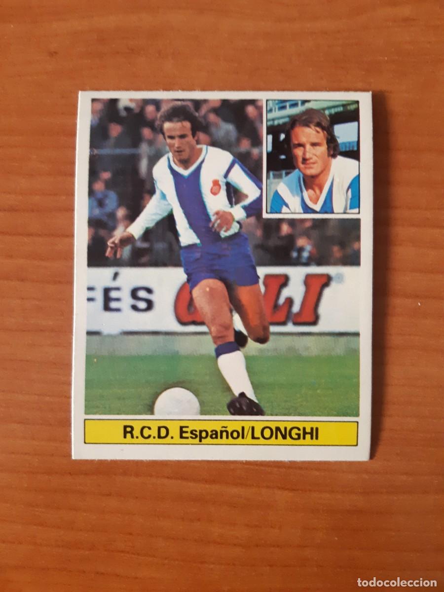 Cromos de f&uacute;tbol: Longhi (Espa&ntilde;ol) Liga 81-82 ESTE. Nunca pegado, sin pegar