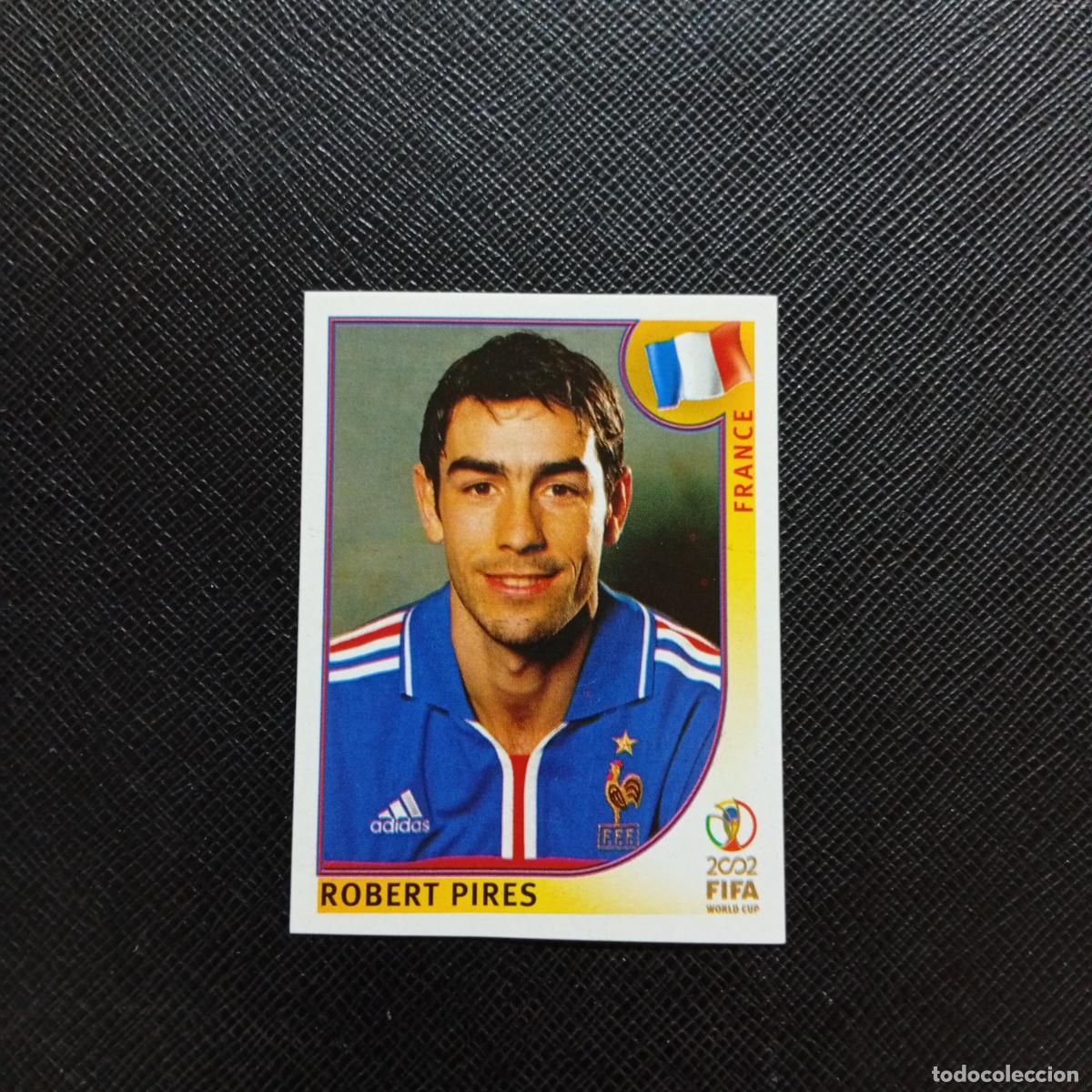 Cromos de f&uacute;tbol: 37 ROBERT PIRES FRANCIA PANINI 2002 MUNDIAL KOREA FUTBOL 02 CROMO - SIN PEGAR - A156 PG235