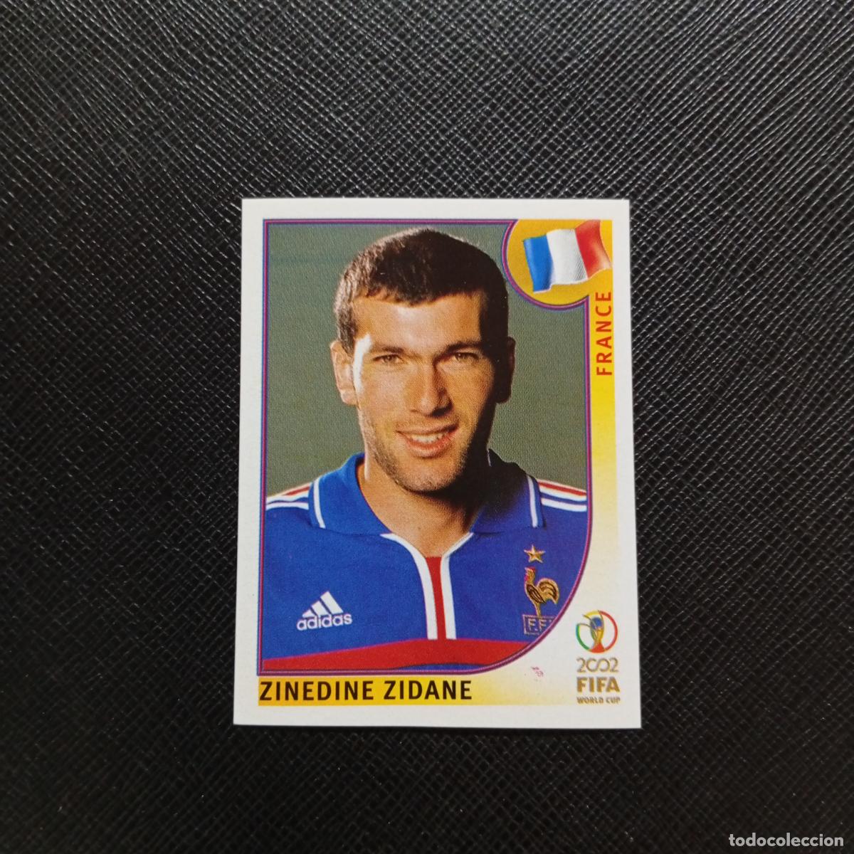 Cartes &agrave; collectionner de Football: 38 ZIDANE FRANCIA PANINI 2002 MUNDIAL KOREA FUTBOL 02 CROMO - SIN PEGAR - A156 PG235