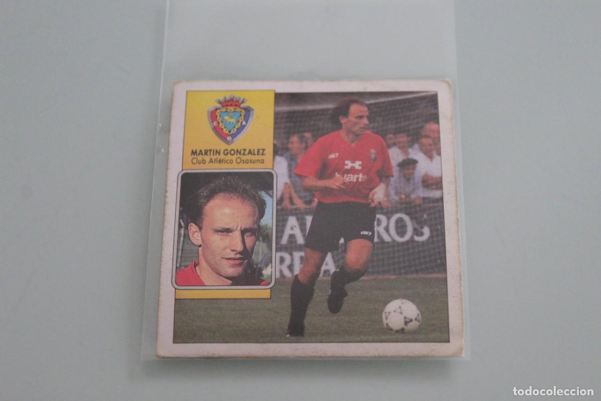 Cartes &agrave; collectionner de Football: ESTE 92 93 MART&Iacute;N GONZ&Aacute;LEZ RECUPERADO DE &Aacute;LBUM