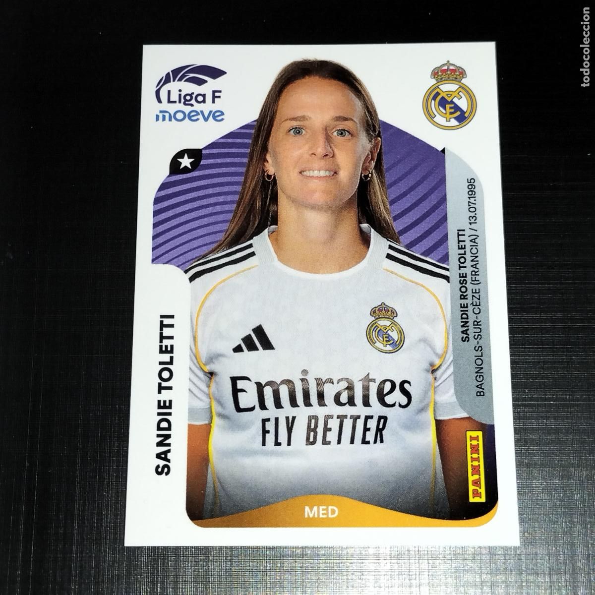 Cartes &agrave; collectionner de Football: 272 A SANDIE TOLETTI REAL MADRID CROMOS LIGA F MOEVE FEMENINA PANINI 2025 2026 25 26