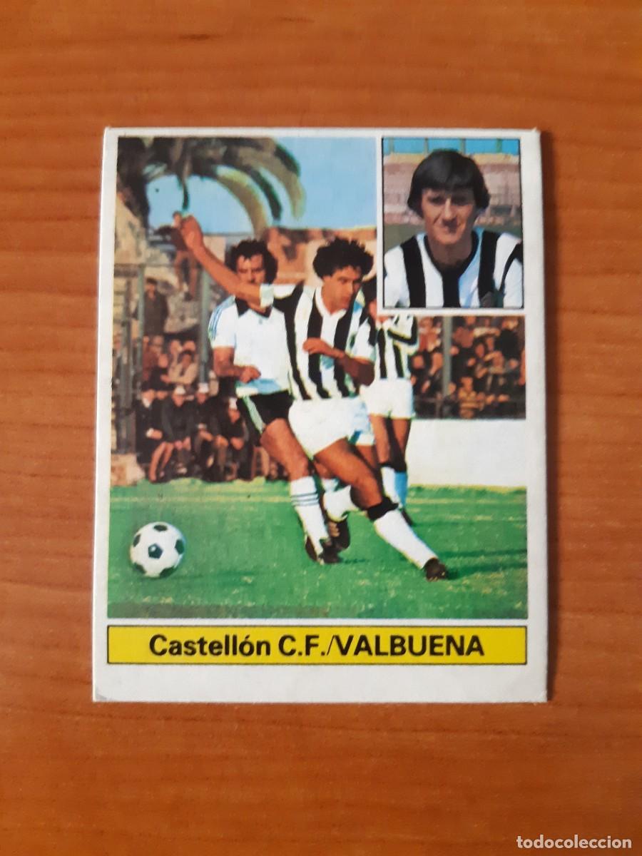 Cromos de f&uacute;tbol: Valbuena (Castell&oacute;n) Liga 81-82 ESTE. Nunca pegado, sin pegar