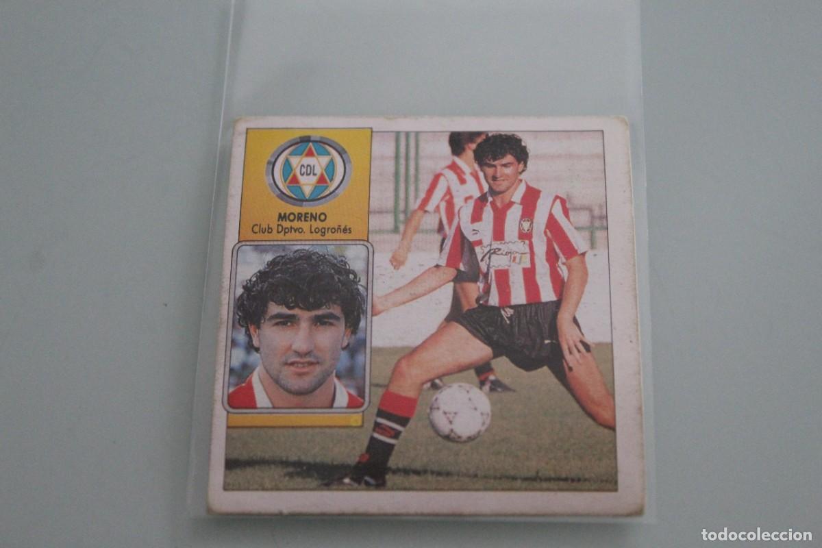 Cromos de f&uacute;tbol: ESTE 92 93 MORENO RECUPERADO DE &Aacute;LBUM