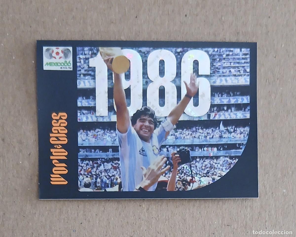Figurine di Calcio: CROMO n&ordm; 17 ARGENTINA 1986 MARADONA WORLD CLASS 2022 DE PANINI. Nuevo de sobre.