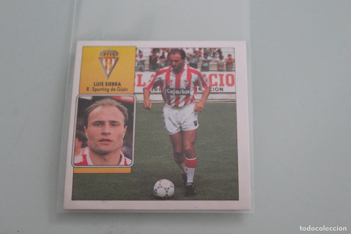 Cromos de f&uacute;tbol: ESTE 92 93 LUIS SIERRA RECUPERADO DE &Aacute;LBUM