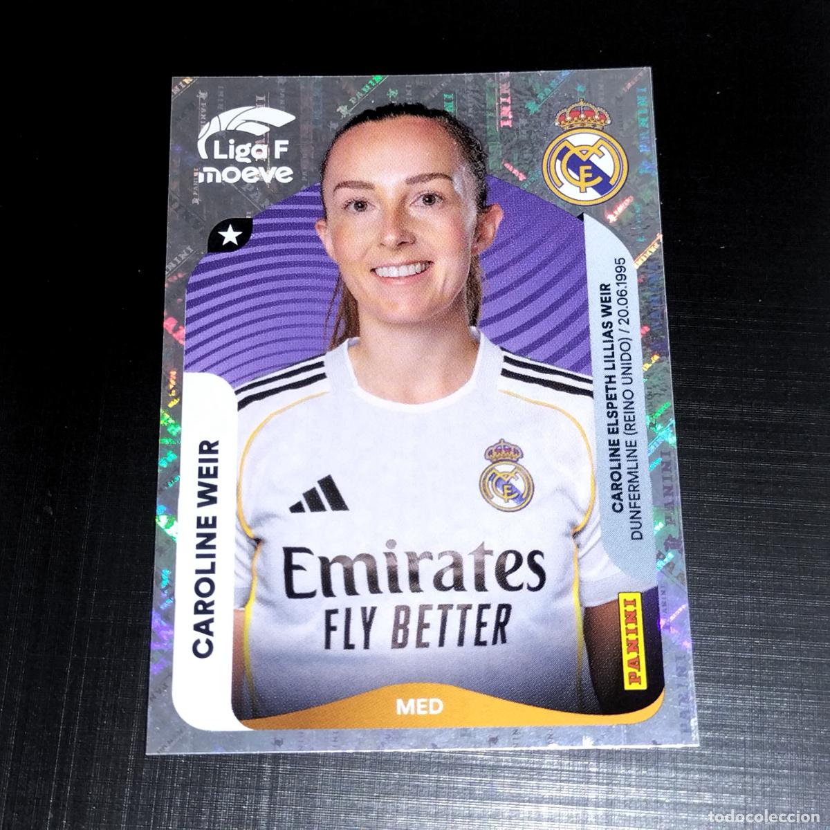 Cromos de f&uacute;tbol: 276 CAROLINE WEIR REAL MADRID CROMOS LIGA F MOEVE FEMENINA PANINI 2025 2026 25 26