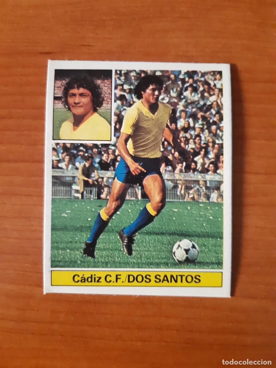 Cromos de f&uacute;tbol: Dos Santos (C&aacute;diz) Liga 81-82 ESTE. Nunca pegado, sin pegar