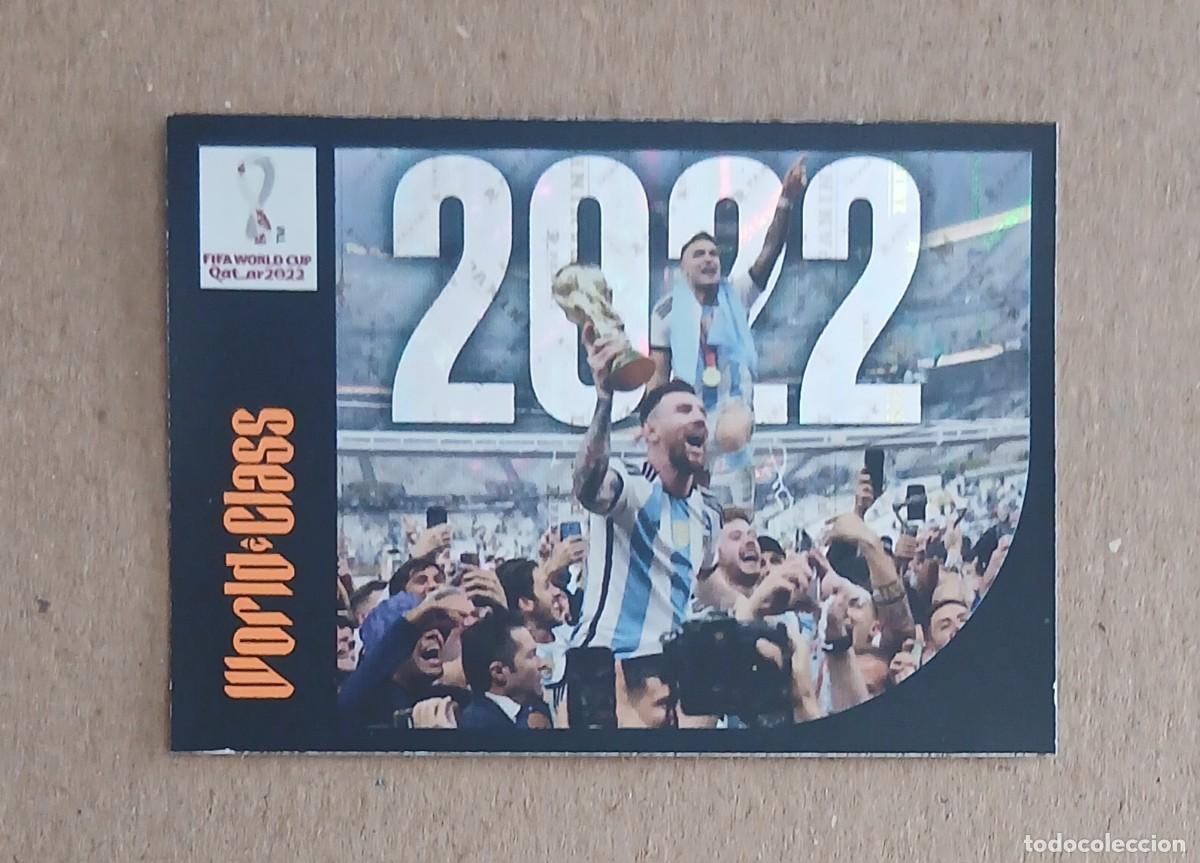 Cromos de f&uacute;tbol: CROMO n&ordm; 26 ARGENTINA 2022 MESSI WORLD CLASS 2022 DE PANINI. Nuevo de sobre.