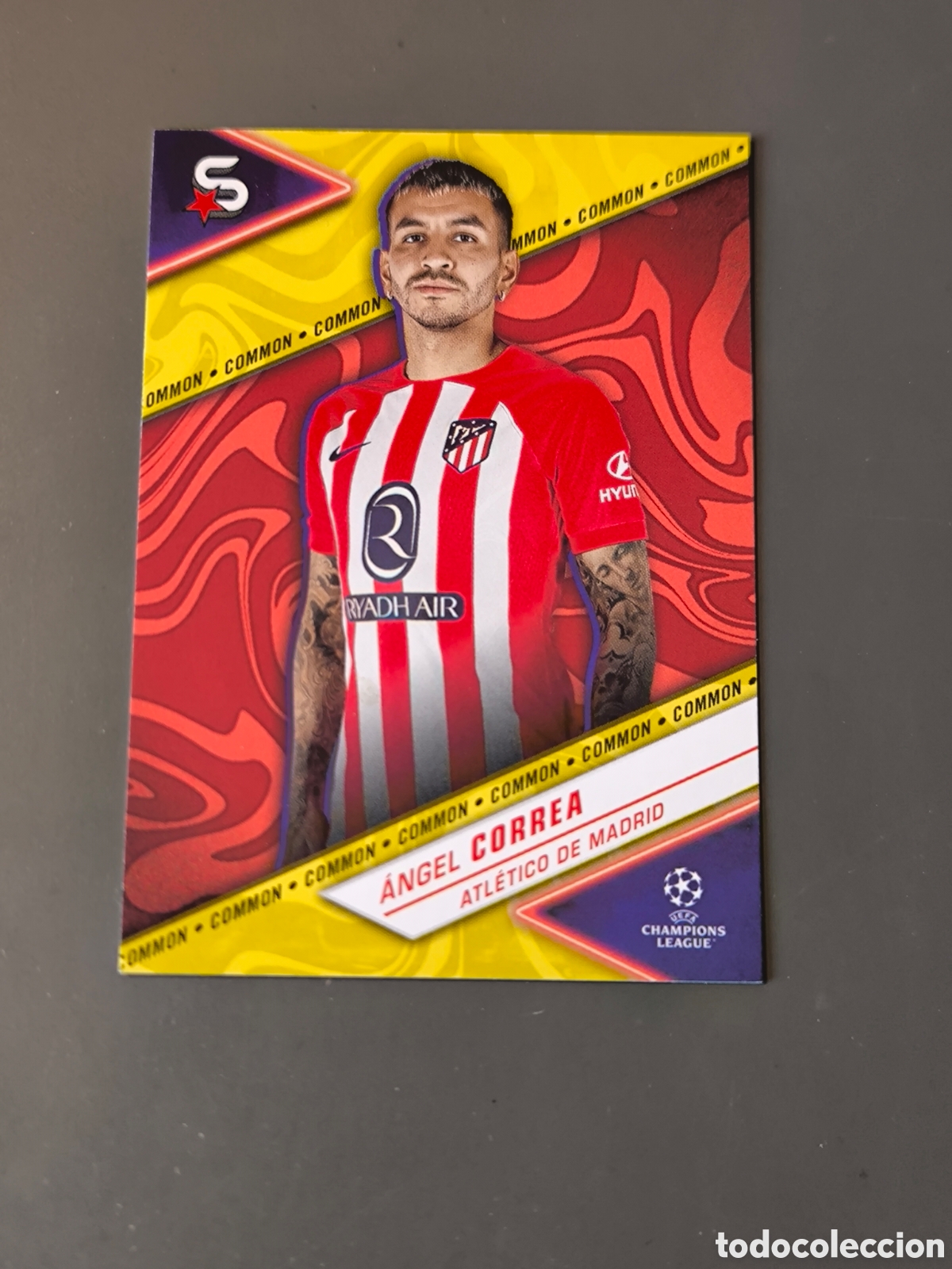 Cromos de f&uacute;tbol: &Aacute;NGEL CORREA 168 Common Atl&eacute;tico de Madrid Superstars 2024 Topps
