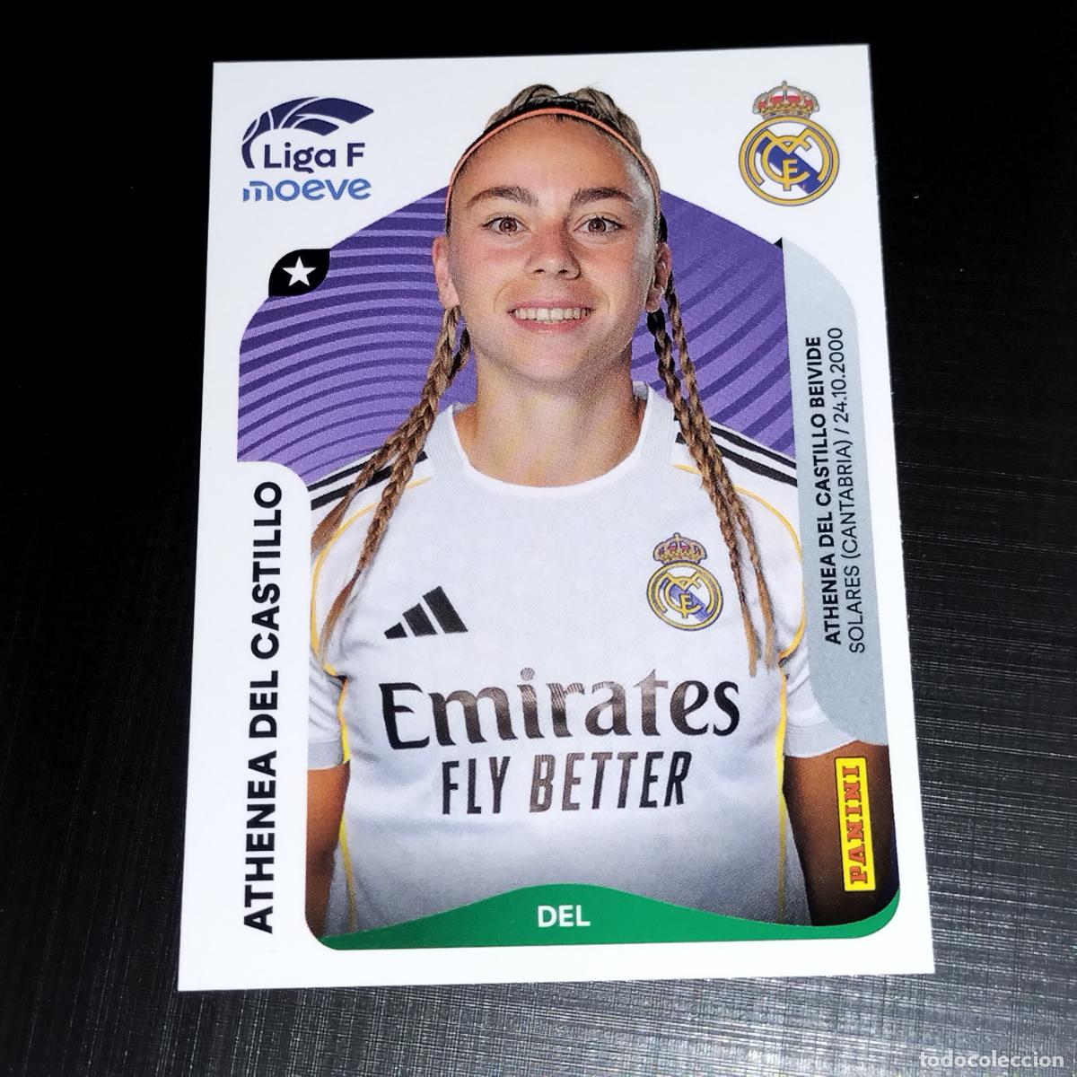 Cromos de f&uacute;tbol: 277 ATHENEA DEL CASTILLO REAL MADRID CROMOS LIGA F MOEVE FEMENINA PANINI 2025 2026 25 26
