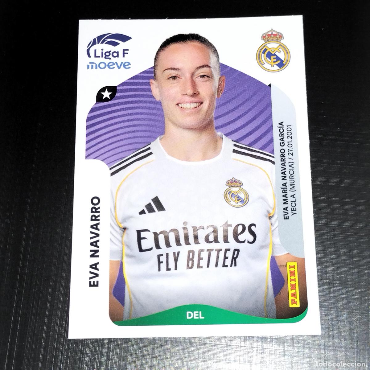 Cromos de f&uacute;tbol: 278 EVA NAVARRO REAL MADRID CROMOS LIGA F MOEVE FEMENINA PANINI 2025 2026 25 26