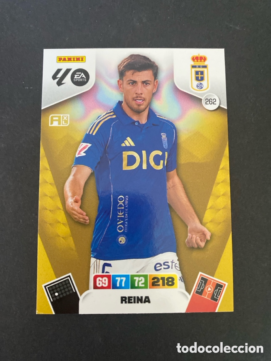 Cromos de f&uacute;tbol: Cromo Adrenalyn 25/26 Real Oviedo N* 262