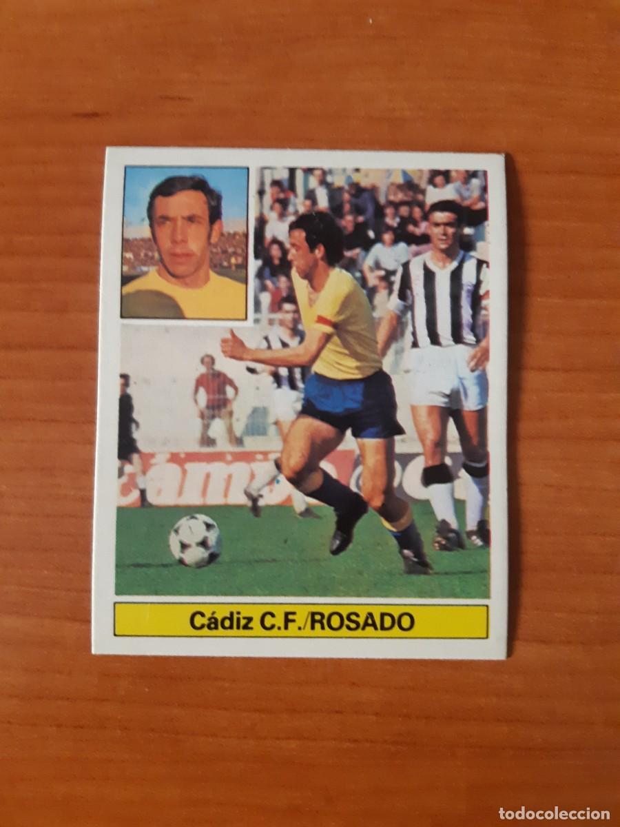 Cromos de f&uacute;tbol: Rosado (C&aacute;diz) Liga 81-82 ESTE. Nunca pegado, sin pegar