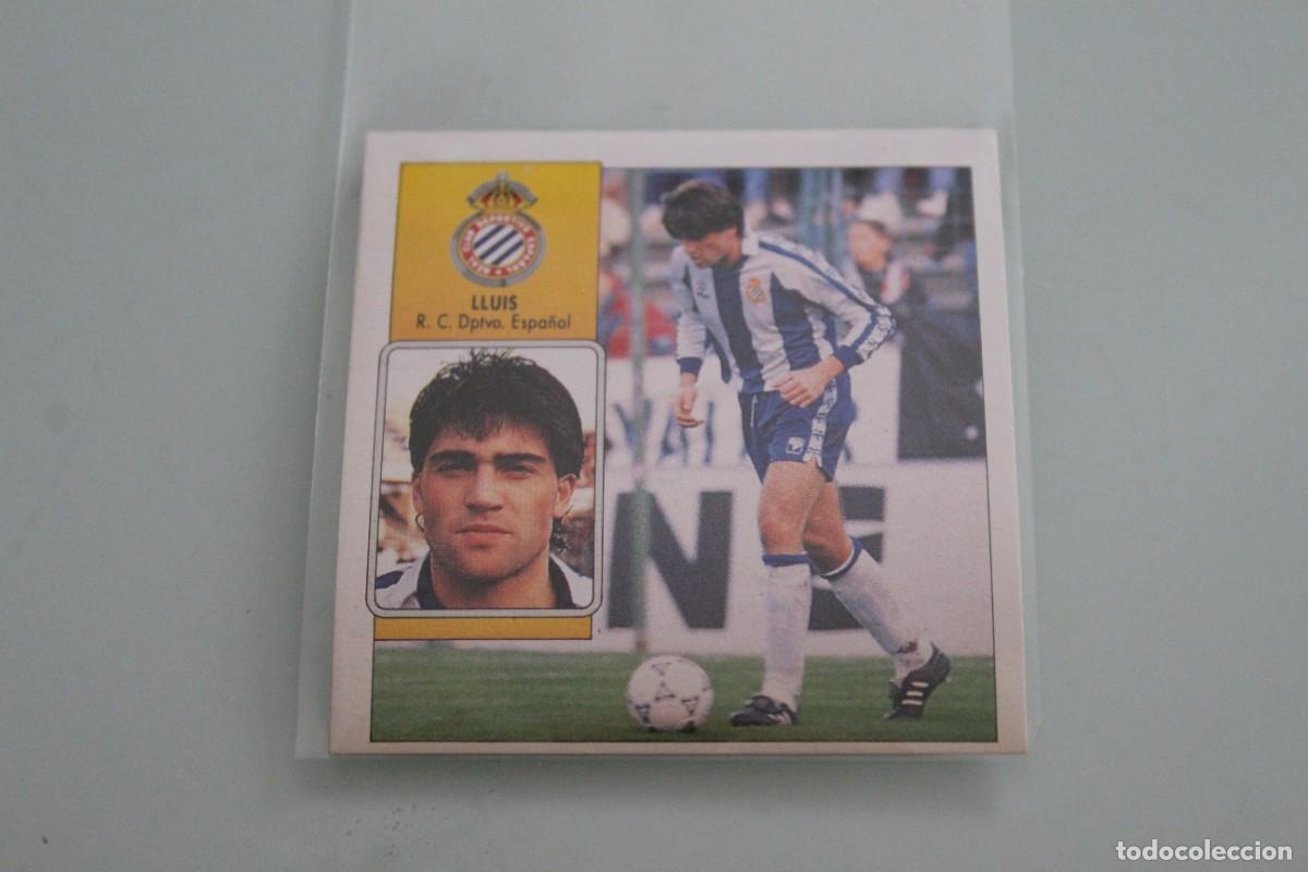 Cromos de f&uacute;tbol: ESTE 92 93 LLUIS RECUPERADO DE &Aacute;LBUM