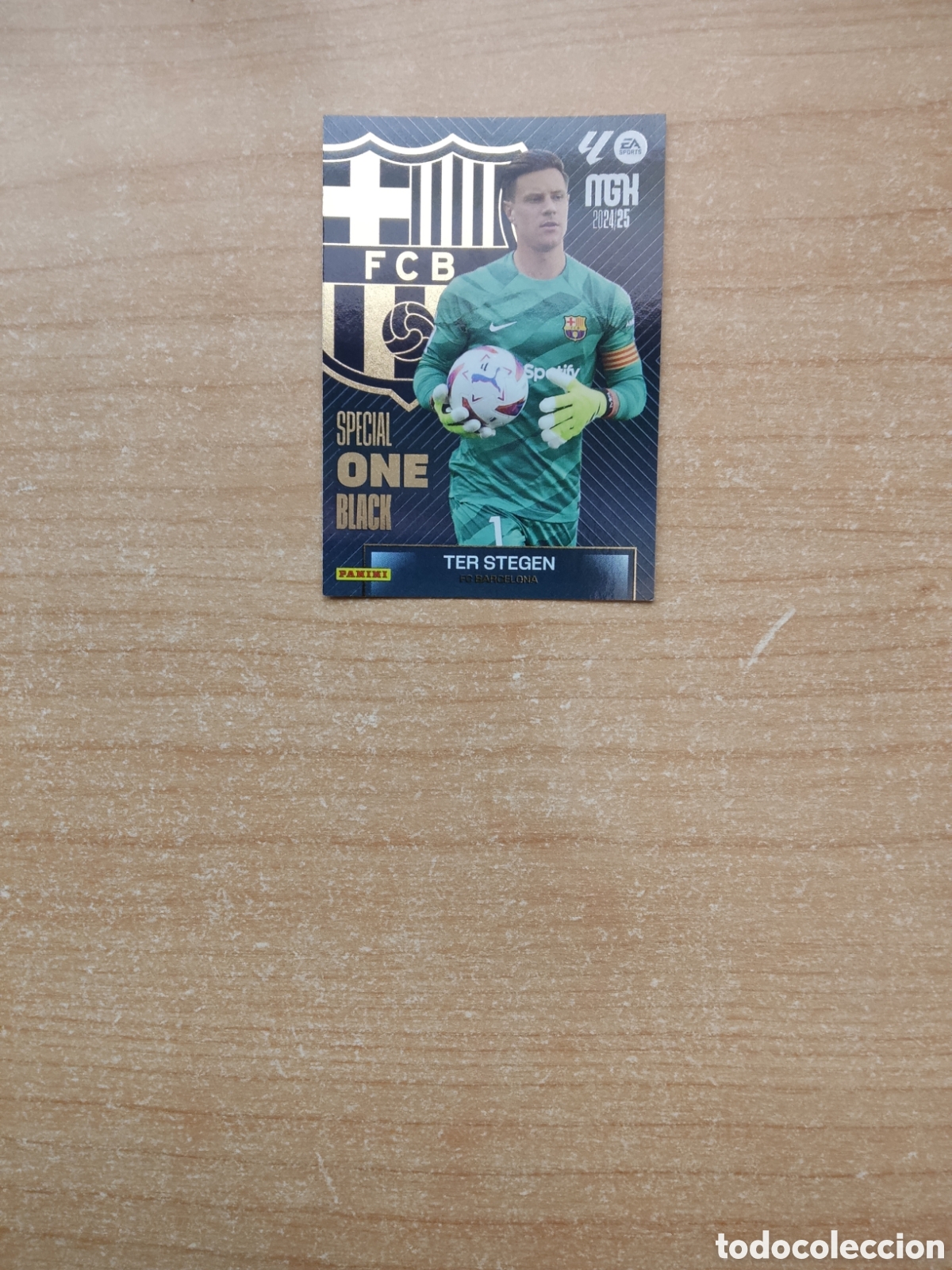 Cromos de f&uacute;tbol: TER STEGEN BARCELONA SPECIAL ONE BLACK MEGACRACKS 2024 2025
