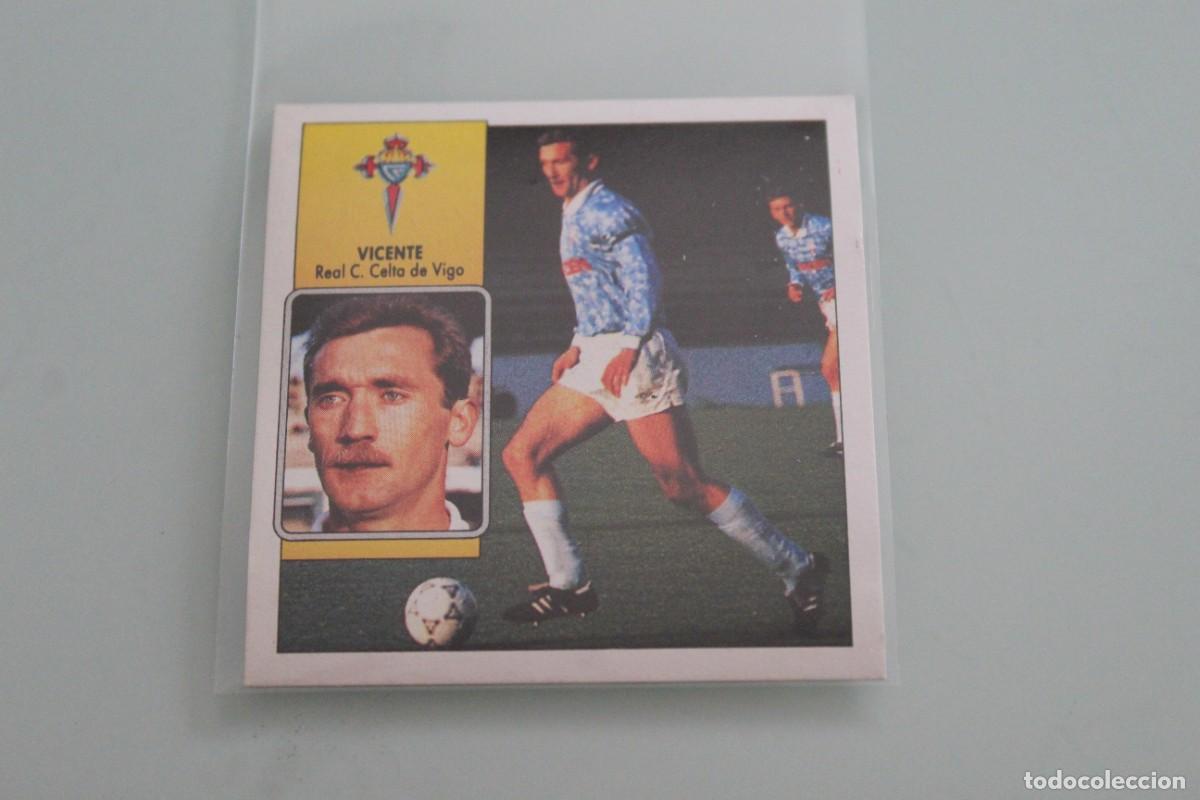Cromos de f&uacute;tbol: ESTE 92 93 VICENTE RECUPERADO DE &Aacute;LBUM