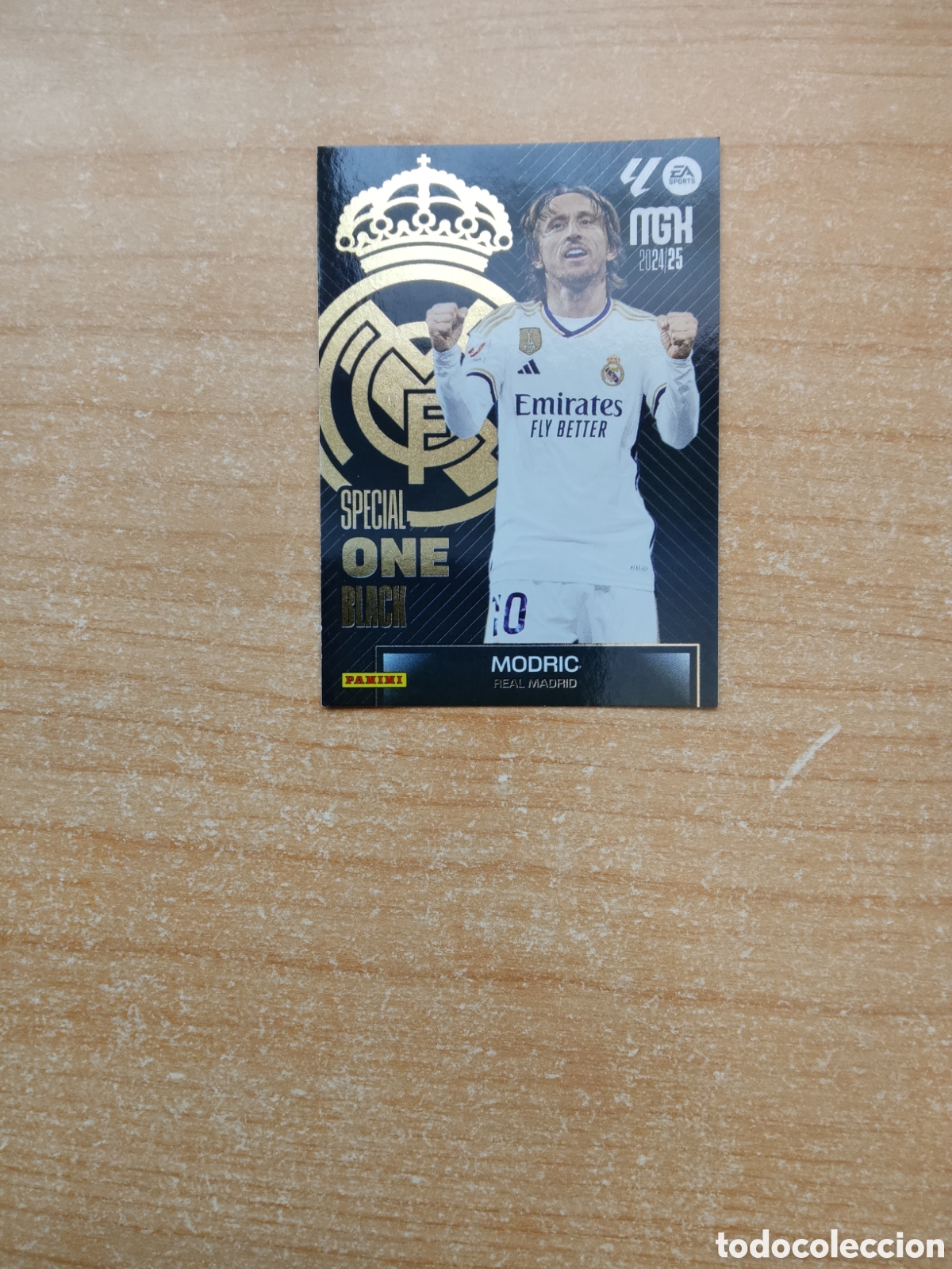 Cromos de f&uacute;tbol: MODRIC REAL MADRID SPECIAL ONE BLACK MEGACRACKS 2024 2025