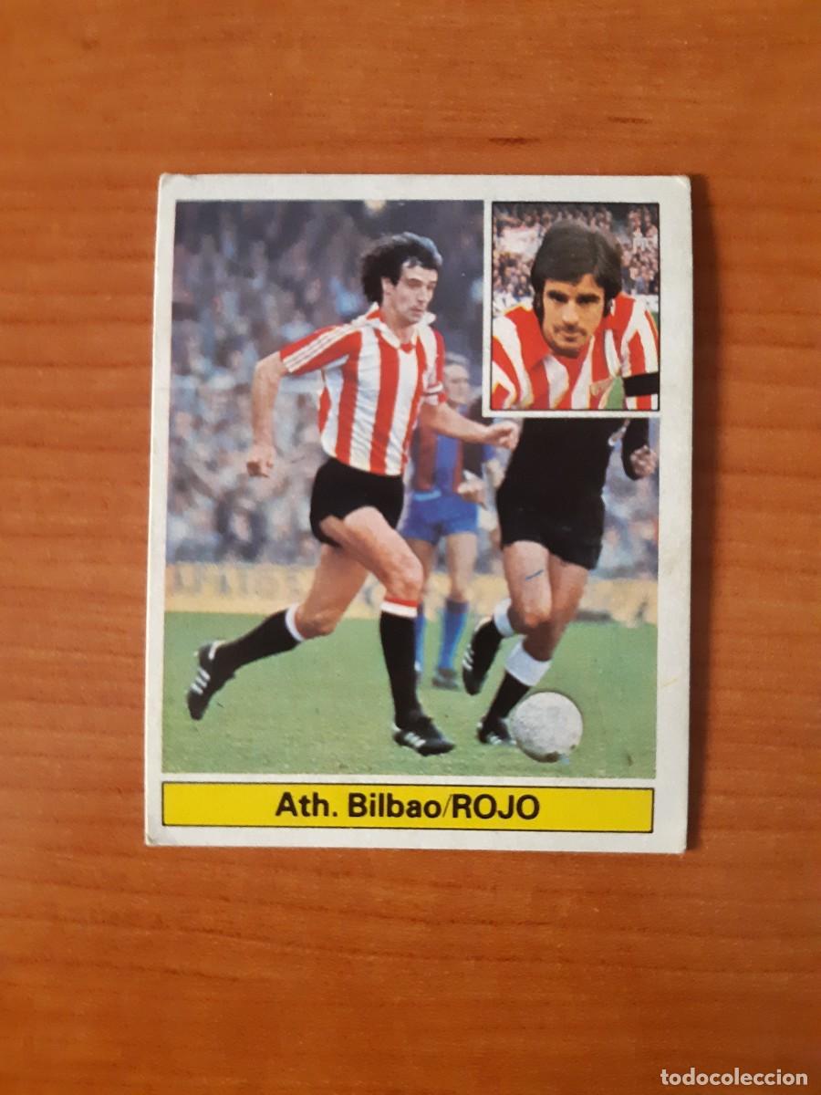 Cromos de Futebol: Rojo (Athletic Bilbao) Liga 81-82 ESTE. Nunca pegado, sin pegar