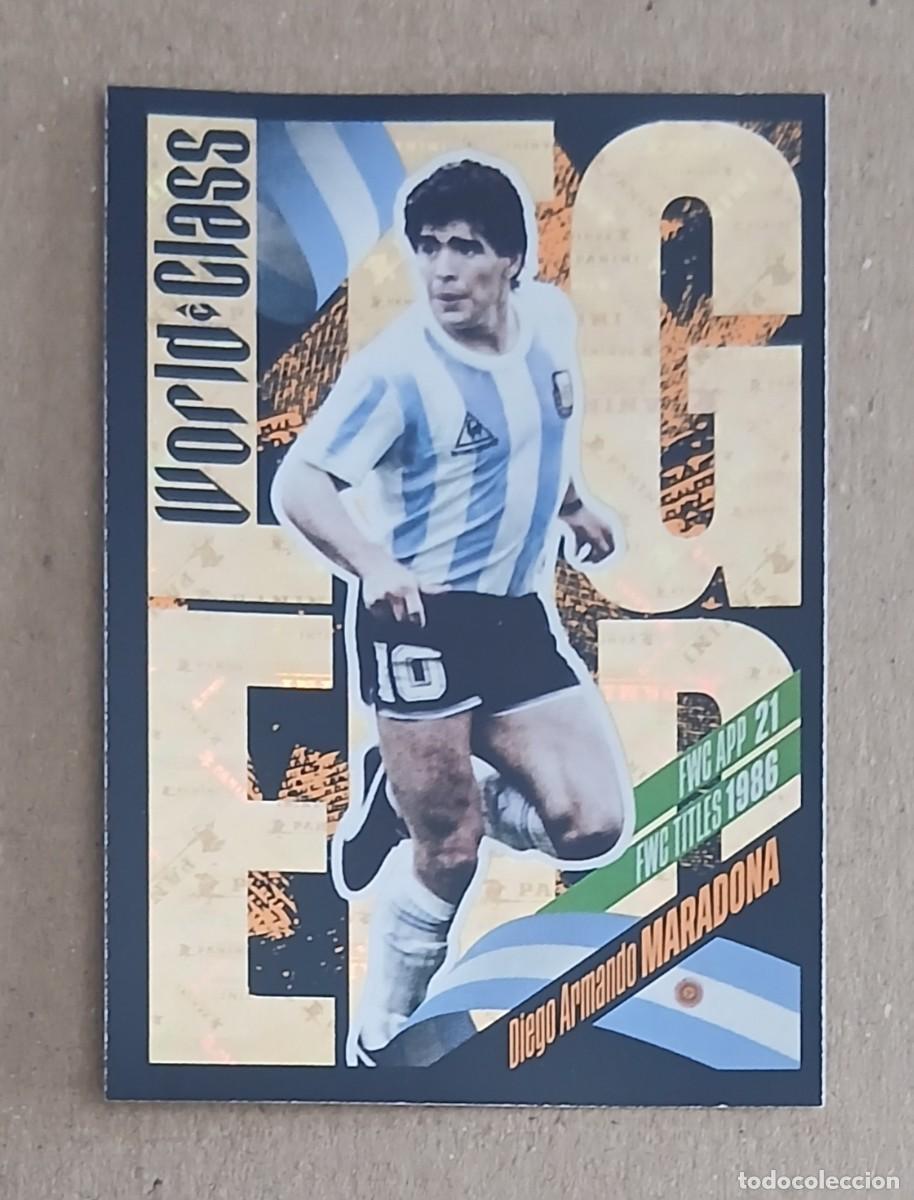 Cromos de Futebol: CROMO n&ordm; 364 MARADONA ARGENTINA LEGEND WORLD CLASS 2022 DE PANINI. Nuevo de sobre.